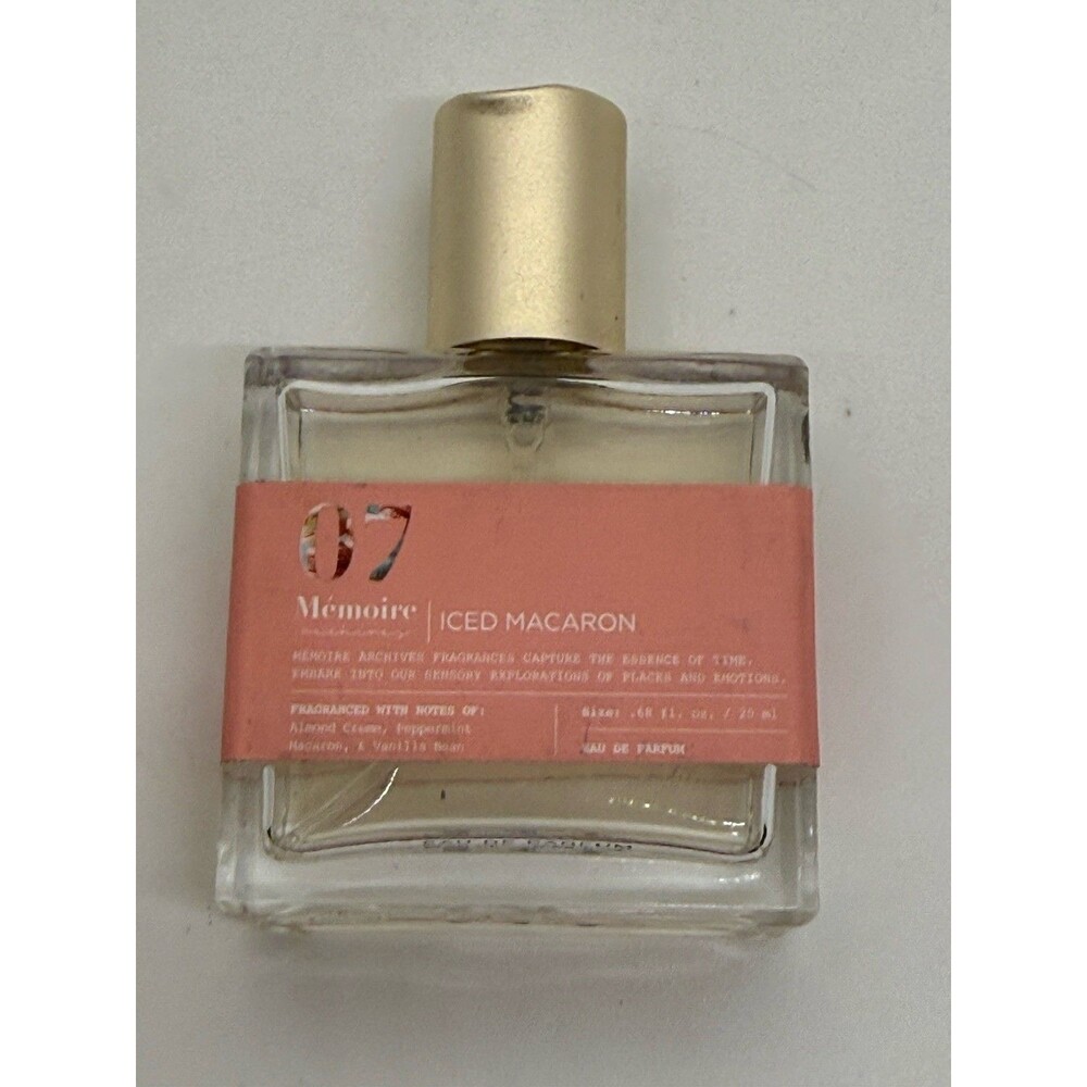 Memoire Archives 07 Iced Macaron Eau De Parfum 0.68oz Travel Spray Perfume